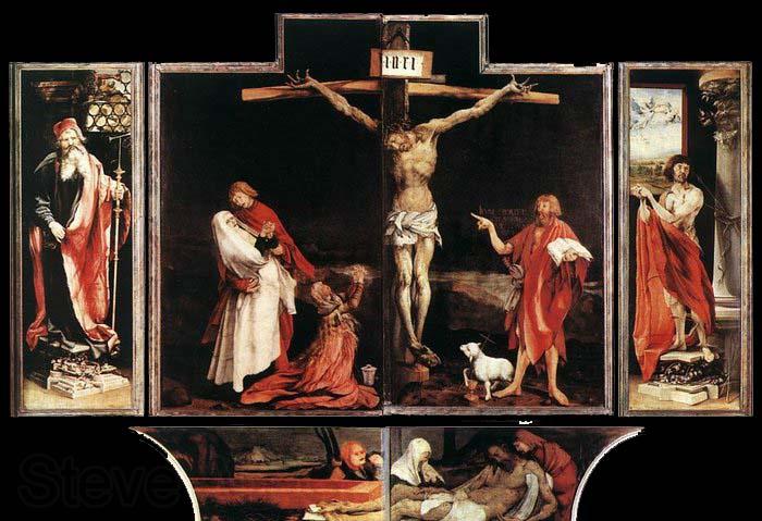 Matthias  Grunewald Isenheim Altarpiece Spain oil painting art